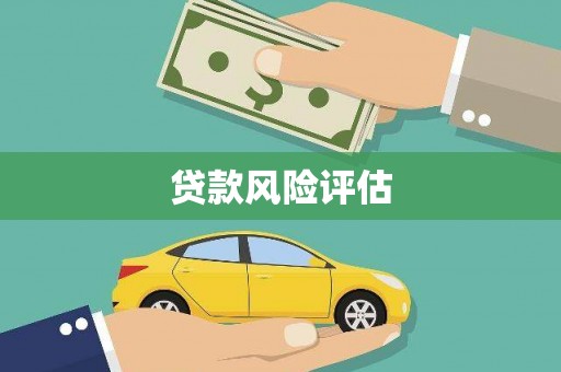 且末贷款风险评估
