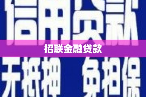 且末招联金融贷款