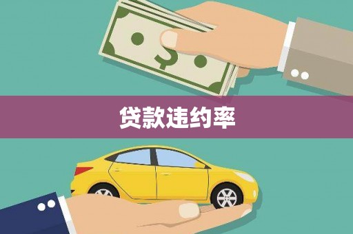 且末贷款违约率