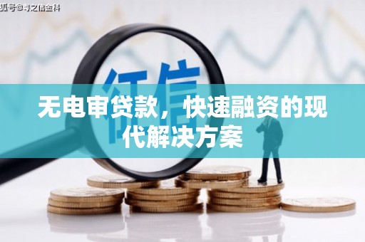 且末无电审贷款，快速融资的现代解决方案