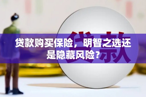 且末贷款购买保险，明智之选还是隐藏风险？