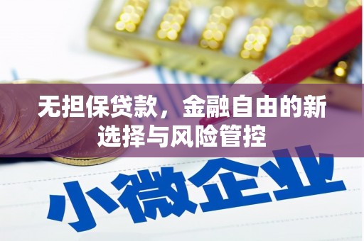 且末无担保贷款，金融自由的新选择与风险管控