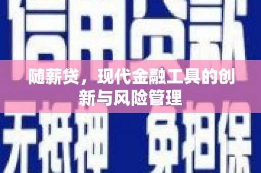 且末随薪贷，现代金融工具的创新与风险管理