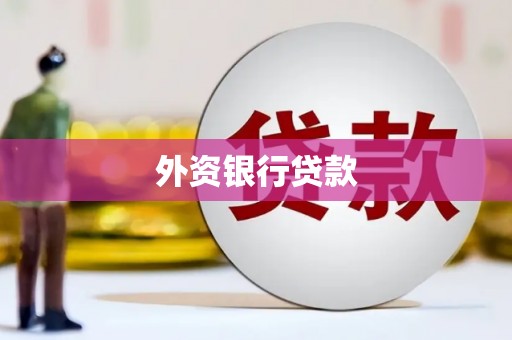 且末外资银行贷款