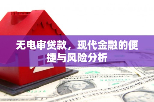 且末无电审贷款，现代金融的便捷与风险分析