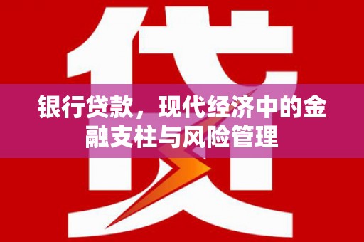 且末银行贷款，现代经济中的金融支柱与风险管理