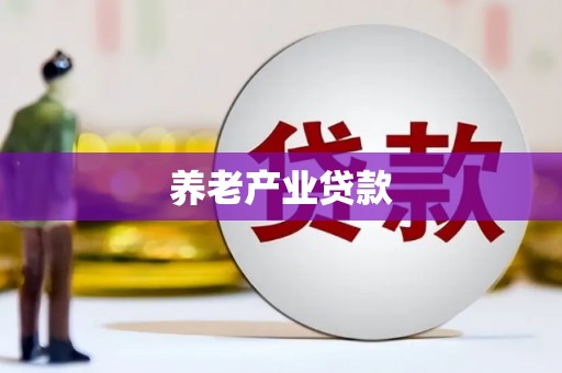 且末养老产业贷款