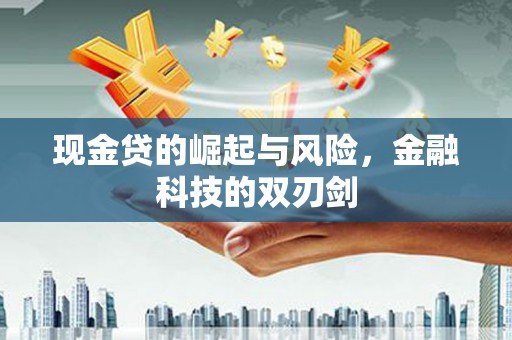 且末现金贷的崛起与风险，金融科技的双刃剑