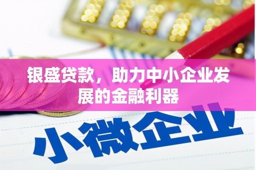 且末银盛贷款，助力中小企业发展的金融利器