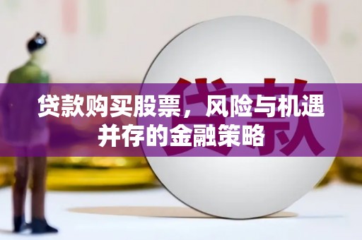 且末贷款购买股票，风险与机遇并存的金融策略