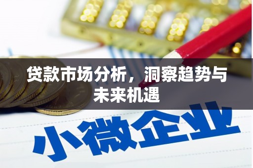 且末贷款市场分析，洞察趋势与未来机遇