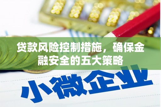 且末贷款风险控制措施，确保金融安全的五大策略