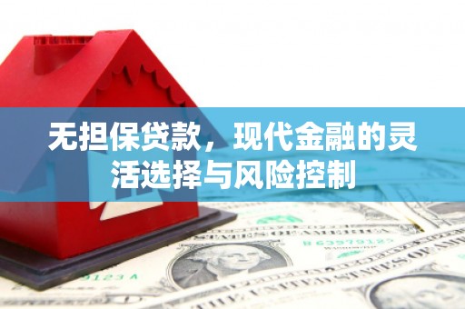 且末无担保贷款，现代金融的灵活选择与风险控制