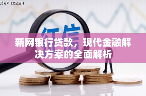 且末新网银行贷款，现代金融解决方案的全面解析