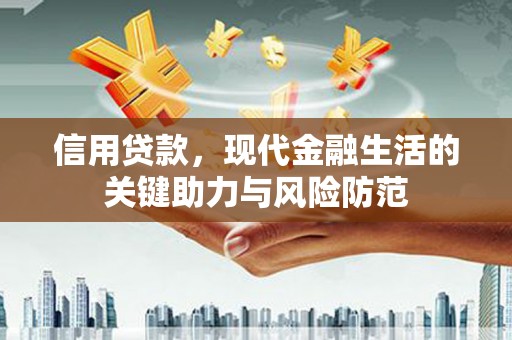 且末信用贷款，现代金融生活的关键助力与风险防范