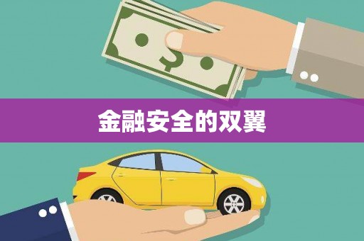 且末金融安全的双翼