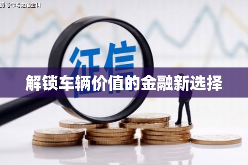 且末解锁车辆价值的金融新选择