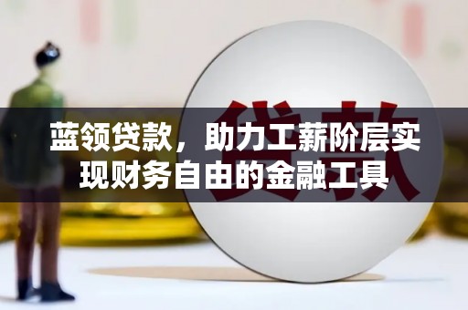 且末蓝领贷款，助力工薪阶层实现财务自由的金融工具