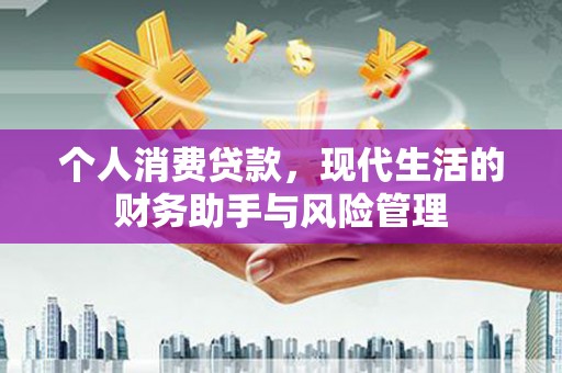 且末个人消费贷款，现代生活的财务助手与风险管理