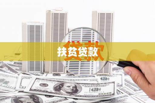 且末扶贫贷款