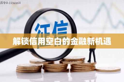 且末解锁信用空白的金融新机遇