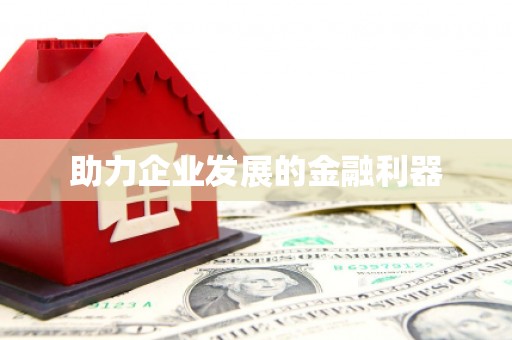 且末助力企业发展的金融利器