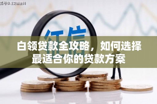 且末白领贷款全攻略，如何选择最适合你的贷款方案